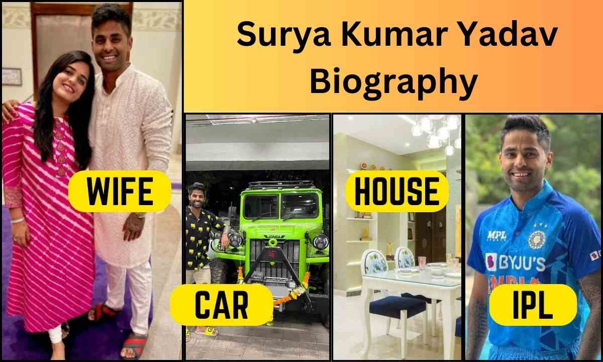 You are currently viewing Suryakumar Yadav Biography जानिए सूर्यकुमार यादव की Biography, Age, Education, Wife और Net Worth के बारे में।