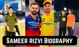 Read more about the article Sameer Rizvi Biography : जानिए समीर रिज़वी की Net Worth, Family और IPL Career के बारे में।