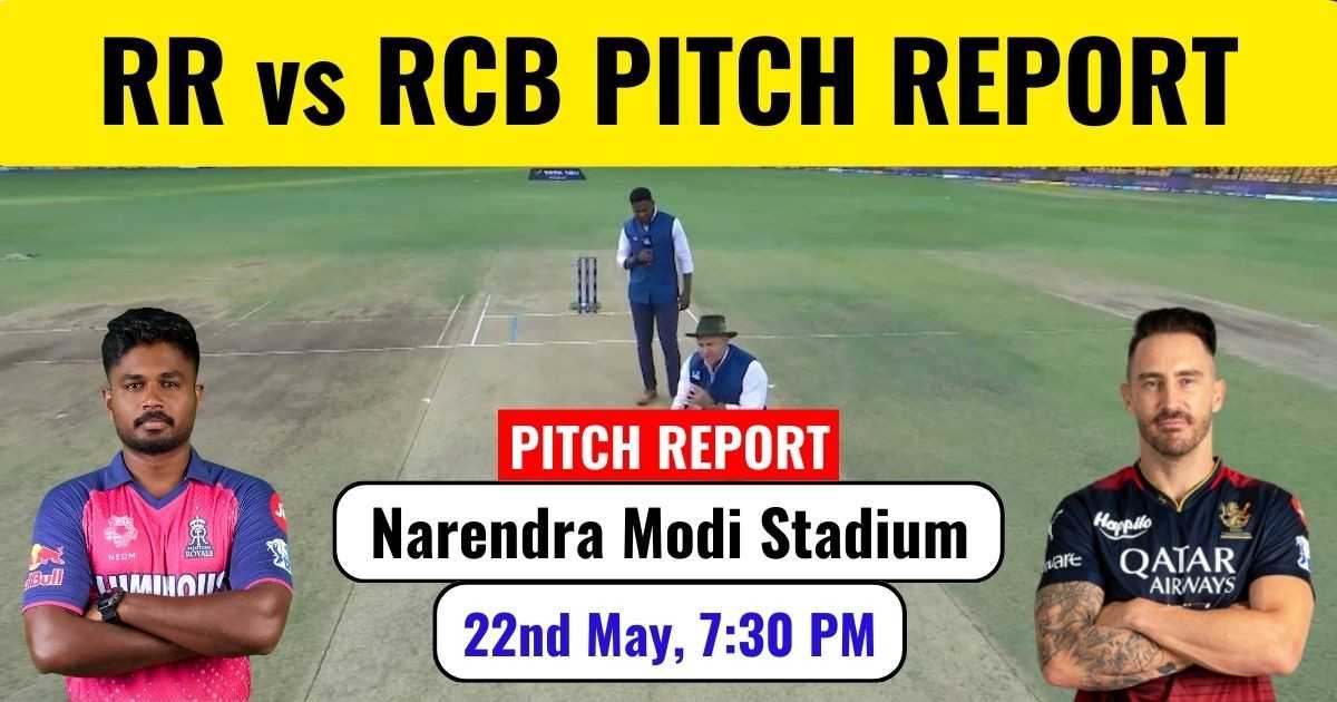 You are currently viewing RR vs RCB Pitch Report: एलिमिनेटर मैच वाले दिन पिच पर किस टीम को मिलेगी मदद।